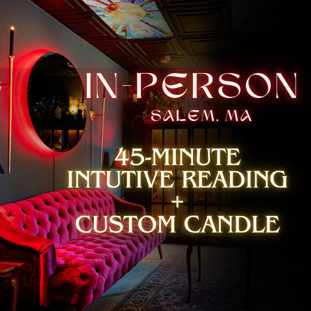 In-Person: 45-minute Intuitive Session + Dressed Candle